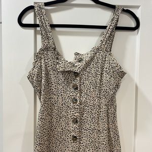 Animal print midi dress size M